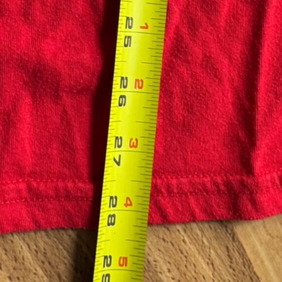 Disney Red  Christmas Top Festive  XL Shirt Mickey Minnie Goofy Holiday Gift XL - Picture 7 of 8